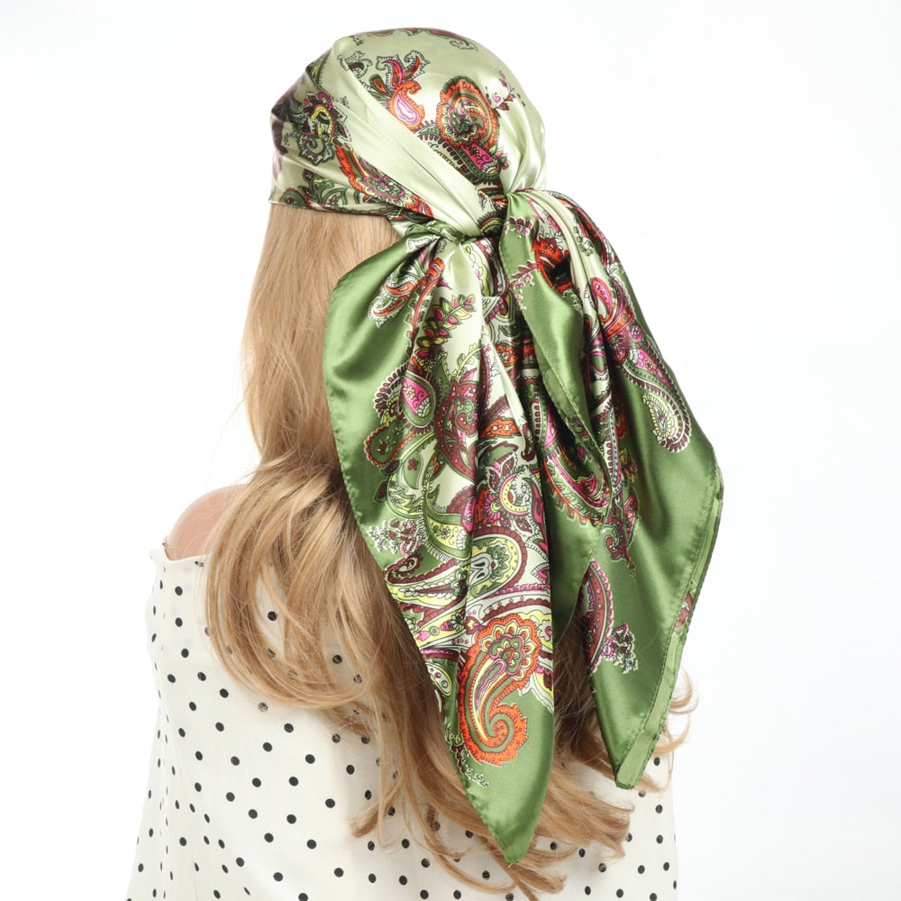 Women's Vintage Silk Bandanas