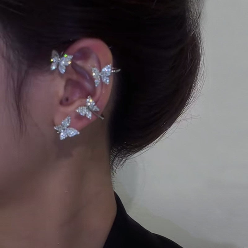 Women's Butterfly Style Ear Piercing (Cuff)