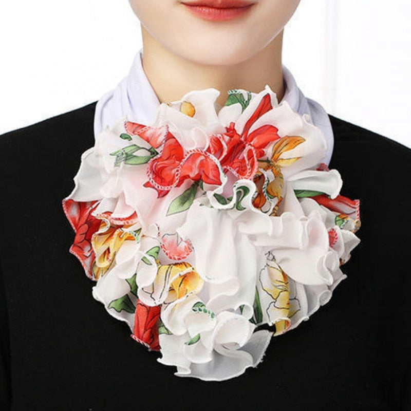 Women's Trendy Chiffon Neck Collar Scarfs