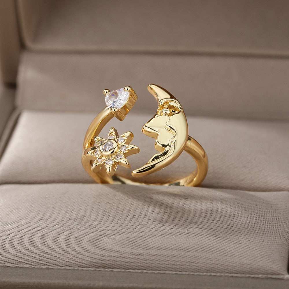 Women's Trendy Turkish Style Evil Eye Rings