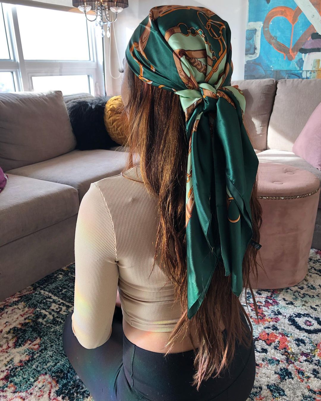 Women's Vintage Silk Bandanas