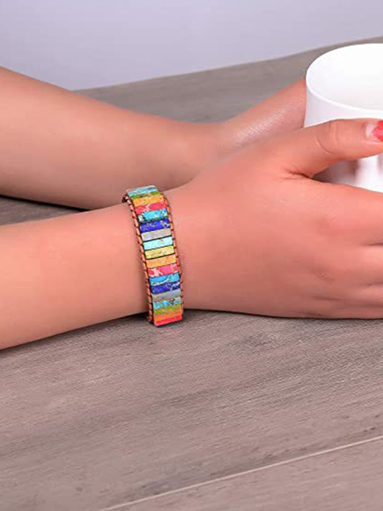 Women's Bohemian Handmade Natural Stone Bracelets