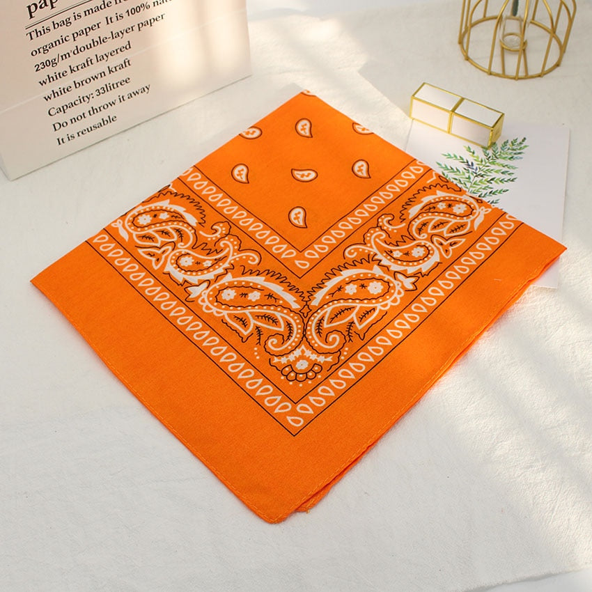 Unisex Printed Square Bandanas