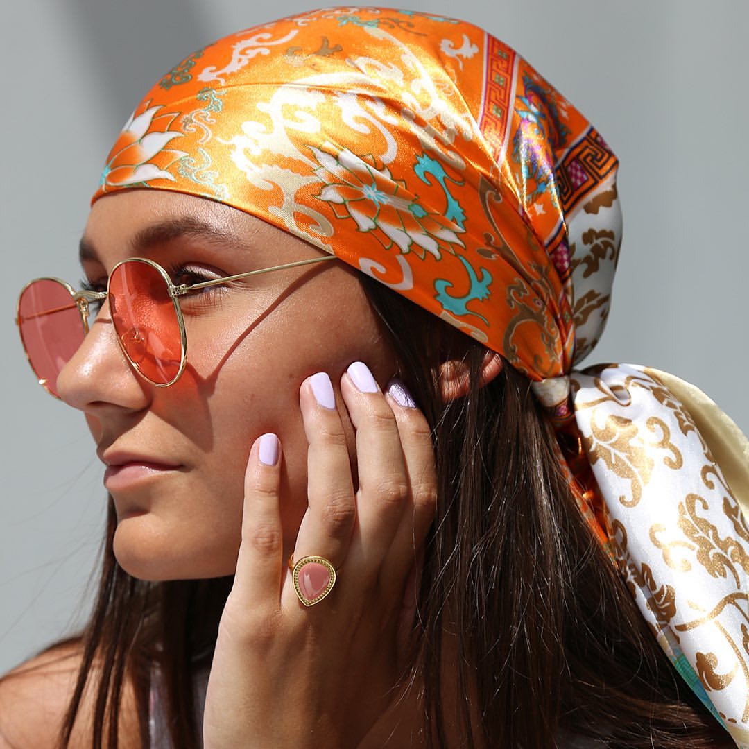 Women's Vintage Silk Bandanas