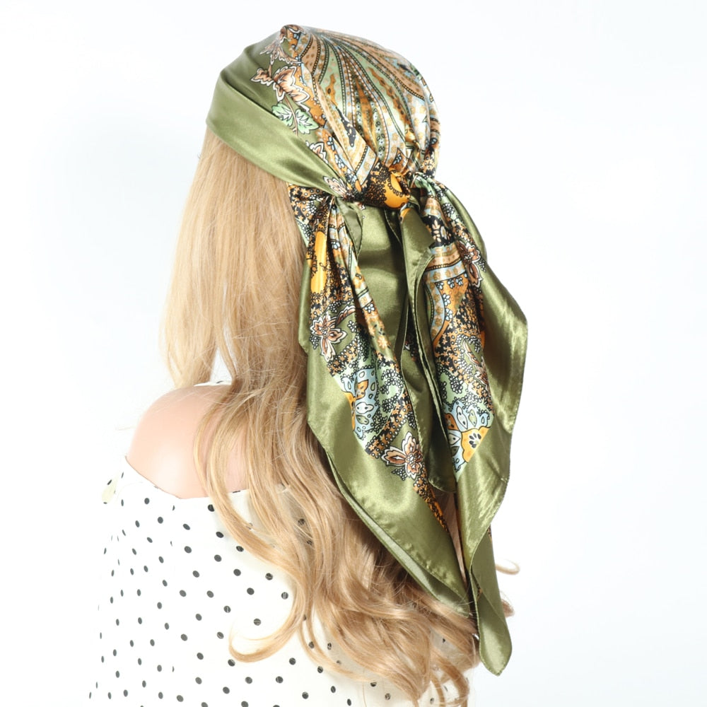 Women's Vintage Silk Bandanas