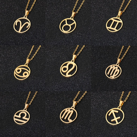 Women's Trendy Zodiac Sign Necklace