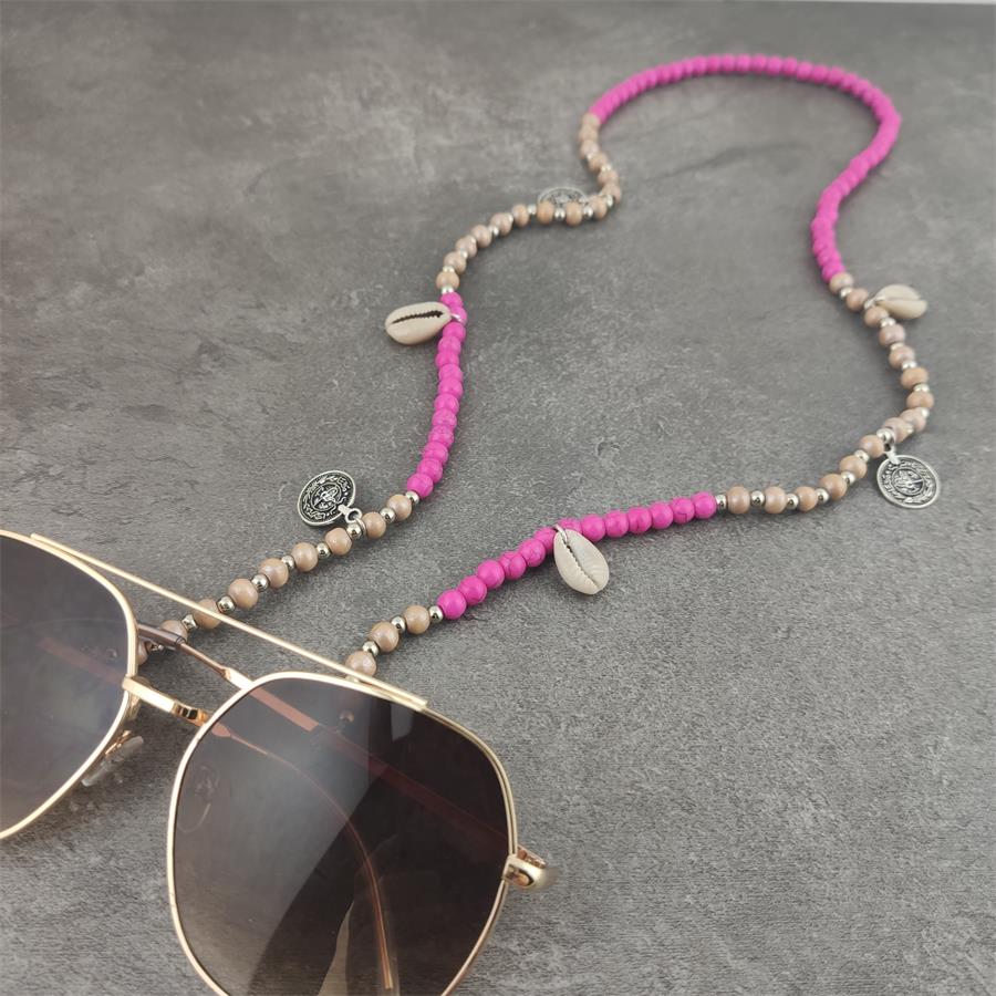 Women's Trendy Stone Beaded Sunglasses Chain