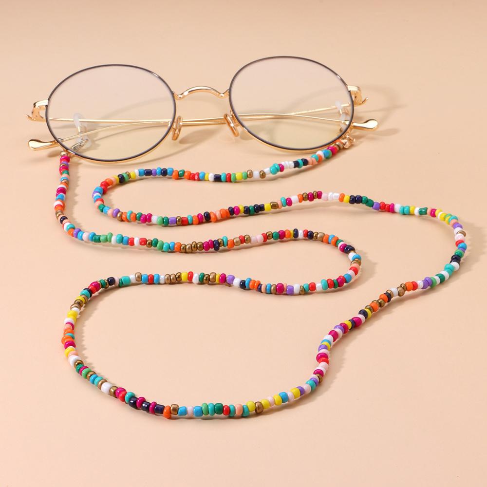 Fashion Reading Glasses Chain Retro Beads Eyeglass