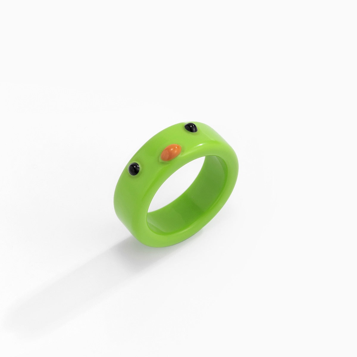 Women's Cute Frog Acrylic Ring