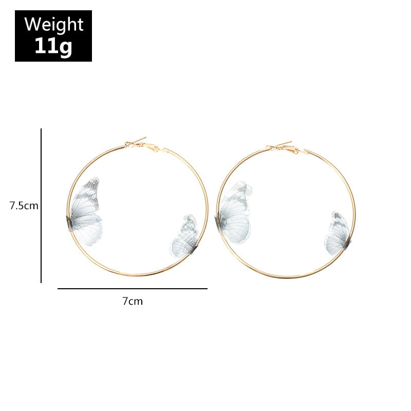 Women's Trendy Large Hoop Ear Piercing