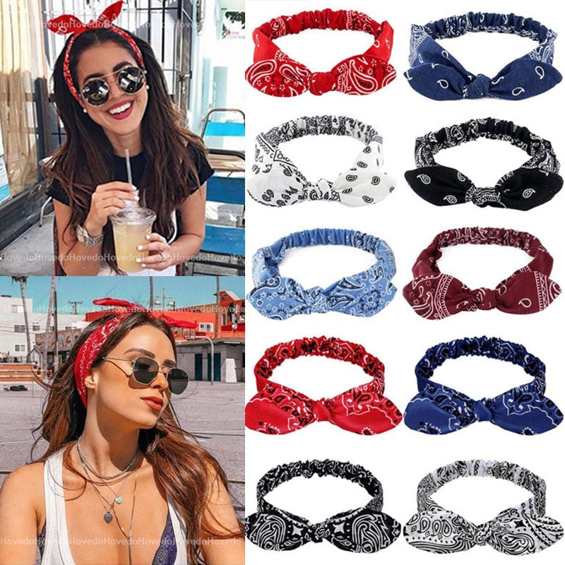 Women's Printed Style Bandanas