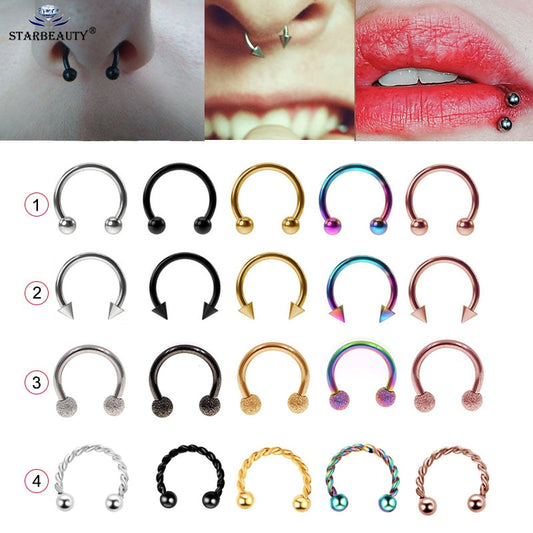 Woman's Trendy Nose Piercing