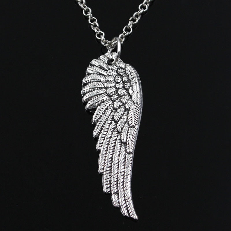 Women's New Fashion Neckless Angel Wings with Pendants