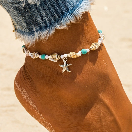 Woman's Bohemian Style Beach Anklet