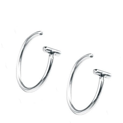 New Punk Titanium Steel Lip Piercings  (Cuff Clip)