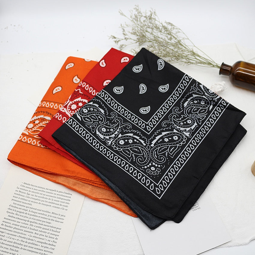 Unisex Printed Square Bandanas