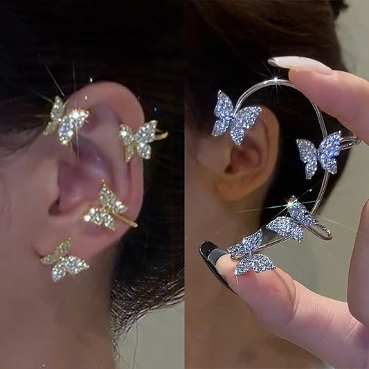 Women's Butterfly Style Ear Piercing (Cuff)