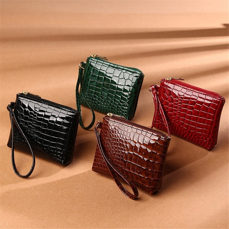 Women's Trendy Leather Key Purse