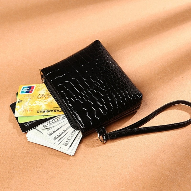 Women's Trendy Leather Key Purse